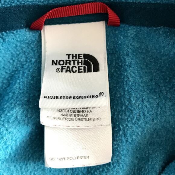 THE NORTH FACE Polartec 1/4 Zip Fleece Pullover Women S Blue Outdoor Sporty Y2K - Picture 4 of 9